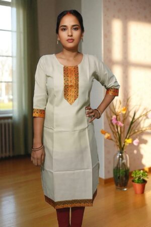 white kurti